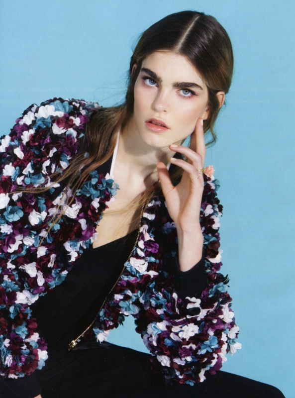 Tess de Vries for Dutch Elle April 2014 Photographer Jolijn Snijders 